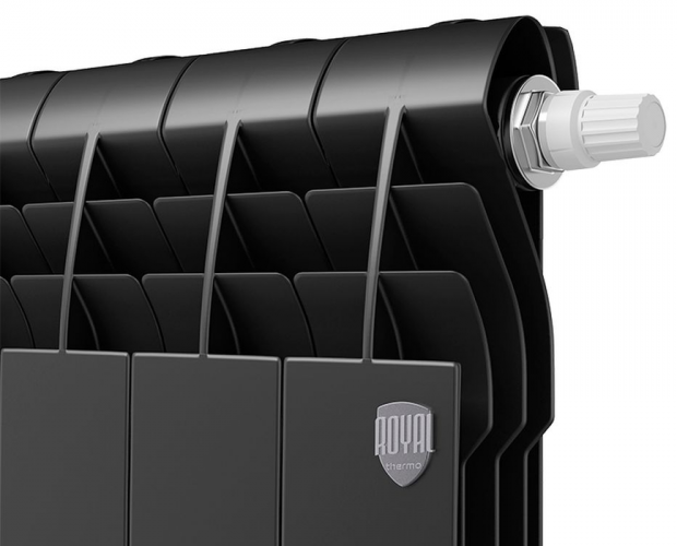 Биметаллический радиатор Royal Thermo BiLiner 350 /Noir Sable VR - 4 секц.