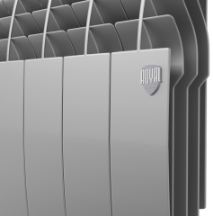 Биметаллический радиатор Royal Thermo BiLiner 350 /Silver Satin VR - 4 секц.