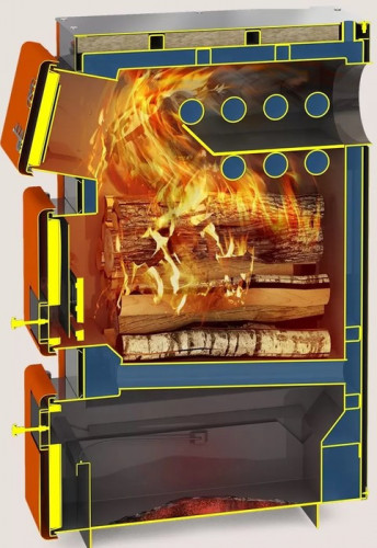 Твердотопливный котел Теплодар КУППЕР ПРО-36 (2.0)