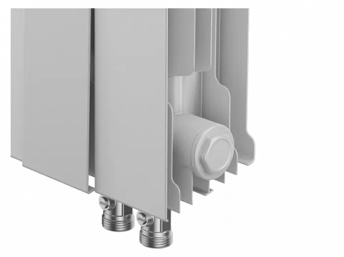 Биметаллический радиатор отопления Royal Thermo PianoForte 300 18 секций Bianco Traffico VDR