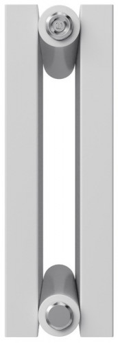 Стальной трубчатый радиатор 2-колончатый Royal Thermo Shift Q30 C2030 - 14 секц. RAL9016, боковое 1/2