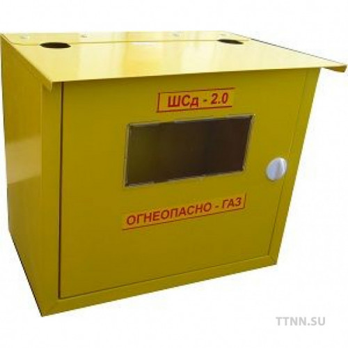 Шкаф для счетчика газа G6 250 мм разборный со смотровым окном защитный