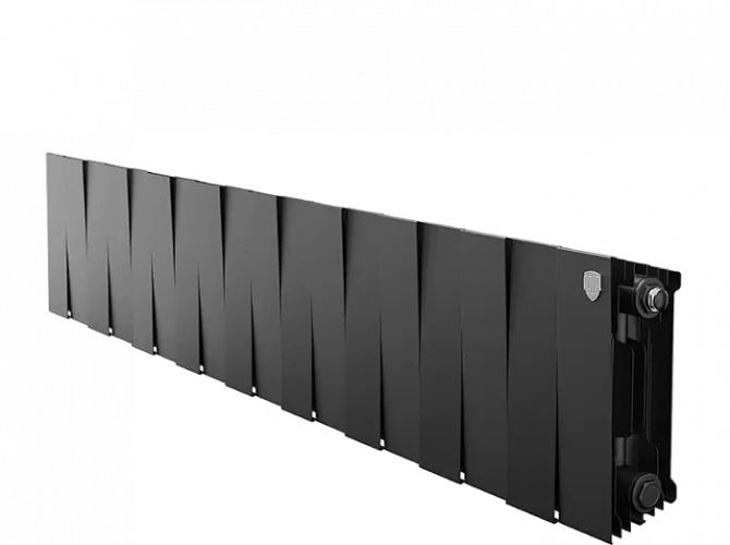 Биметаллический радиатор отопления Royal Thermo PianoForte 200 18 секций Noir Sable