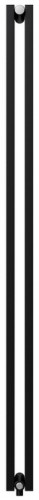 Стальной трубчатый радиатор 2-колончатый Royal Thermo Shift Q30 VC2180 - 06 секц. RAL9005m, нижнее 1/2