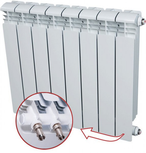 Алюминиевый радиатор Rifar Alum Ventil 500 8 секц.