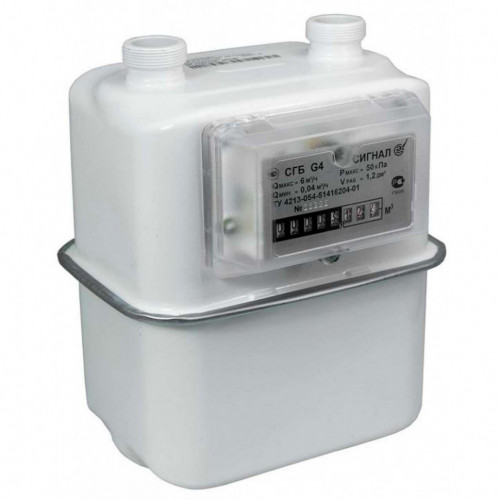 Счетчик газа СГБ-G4 Правый М33x1,5 Сигнал верхний подвод